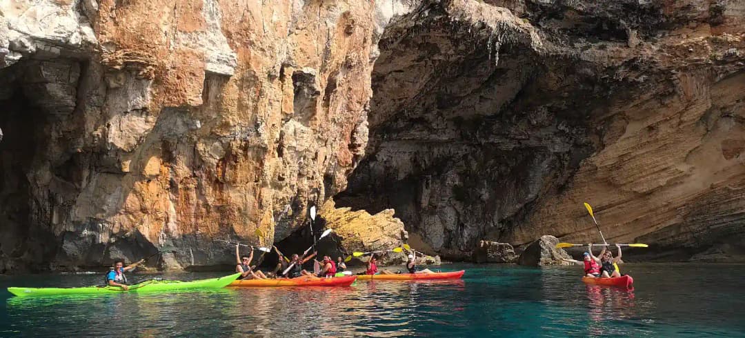 Rutas en kayak Cueva de la Luz Exprés (1h30)